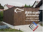 Kerti fahz, mobilgarzs alapozs betonalap!